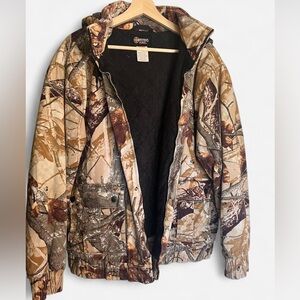 Vintage Outfitters Ridge Camo Hunting Jacket Heavy duty